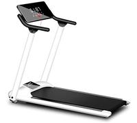 Clover fitness Ruban de course électrique pliable adapté pour les exercices de fitness en intérieur. Blanc