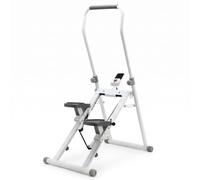 Clover Fitness Stair Stepper Machine Step pour maison, pliable, réglable, silencieuse, écran LCD, faible impact, jusqu'à 100 kg