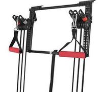 Multistation de fitness pour porte avec poulies et élastiques - Gym complet à la maison, facile à installer, idéal pour tonifier les jambes, les bras et le dos - Entraînez-vous à n'importe quelle
