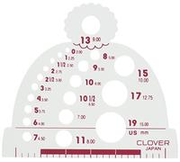 Clover jauge d'aiguille à tricoter, Blanc