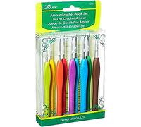 Clover Set de crochets Amour – 9 crochets tailles 2–6 mm – Cadeau Hobby Tricotage