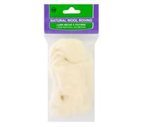 Clover laine mèche à feutrer blanc, 20
