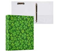 Clover Lot de 200 classeurs à 3 anneaux en D 3 et quatre feuilles A4 pour enfants, fournitures scolaires, femmes, hommes et bureau