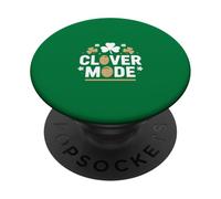 Clover Mode Irish Shamrock St Patrick Party PopSockets PopGrip Adhésif