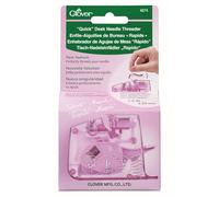 clover Quick Desk Needle Threader Enfile-Aiguille, Plastique, Rose