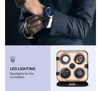 Clover Remontoir 4 montres 3 rotations 4 vitesses LED