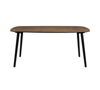 CLOVER - Table de repas ovale en bois L 165 Marron