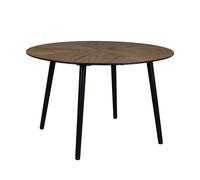 Table ronde de repas en bois brun Clover