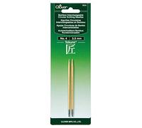 Clover Takumi Aiguilles à Tricoter circulaires interchangeables en Bambou Needles-Size 4/3,5 mm, Autres, Multicolore