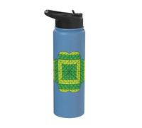 Clover Trèfle Brique Brique Joyeux Saint Patrick Stainless Steel Insulated Water Bottle