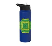 Clover Trèfle Brique Brique Joyeux Saint Patrick Stainless Steel Insulated Water Bottle