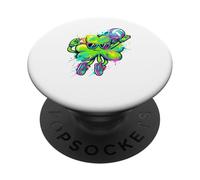 Clover Volleyball St Patricks Vibes PopSockets PopGrip Adhésif