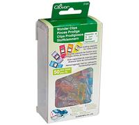 Clover Wonder Clips-Assorted Colors 50/Pkg