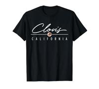 Clovis California (CA) T-Shirt Graphique avec Valeur, Homme, Noir, XL