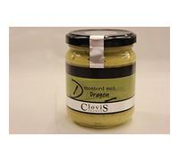 Clovis Mosterd met Dragon Verre 200 g (moutarde avec estragon)