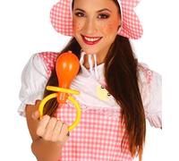 Clown Carnaval Accessoire amusant tétine géante Fun Party Deko Coloré Fantaisie, Couleur : Multicolore