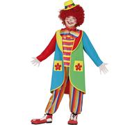 Clown Carnaval Costume Couleur Fun Rire Fun Maker Enfants Mardi Gras Printemps Joie, Taille : 110/116 Couleur : Multicolore