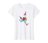 Clown de Cirque Vintage Aquarelle Clowns Cadeau T-Shirt Graphique avec Valeur