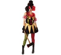 Clown Diabolique Femmes Halloween Zombie Cirque Adultes Déguisement Costume
