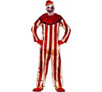 Clown effrayant Rouge-Blanc Adolescents