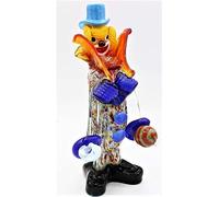 Clown en verre de Murano Murano Glass H20 cm Made in Italy Clown F450 Pal