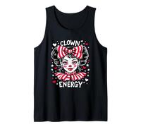 Clown Energy Girlfriend Visage De Clown Clowngirl Débardeur
