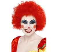 Clown Fou Perruque Hommes Bleu Afro Femmes Charité Déguisement