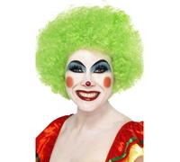Clown Fou Perruque Hommes Bleu Afro Femmes Charité Déguisement
