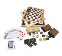 Clown Games Boîte de jeu 9 en 1 Bois Multicolore G