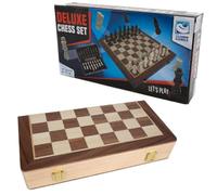Clown Games jeu d'échecs en bois de luxe FSC jouets durables