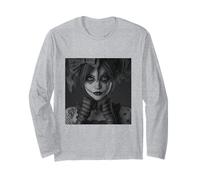 Clown Gothique Effrayant pour Fille Manche Longue