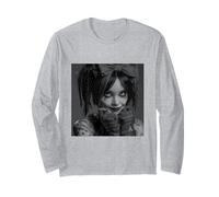 Clown Gothique Effrayant pour Fille Manche Longue