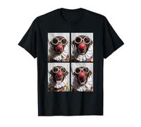 Clown Labrador Retrievers avec Lunettes de Soleil Kidcore Halloween T-Shirt