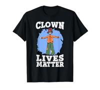Clown Lives Matter Cirque Fête d'anniversaire Clown Performer T-Shirt Graphique avec Valeur