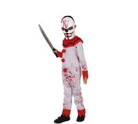 Clown Sanguinaire Costume Pour Les Garçons (Taille 8-10a) Multicolore