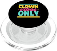 Clown Vibes Only Clowny Circus Fête d'anniversaire Comédie Clown PopSockets PopGrip pour MagSafe
