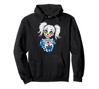 Clowngirl Girlfriend Clown Visage De Cirque Costume Fille Sweat à Capuche