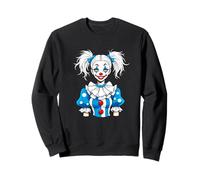 Clowngirl Girlfriend Clown Visage De Cirque Costume Fille Sweatshirt