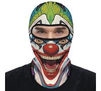 Clowns Cagoule de protection intégrale coupe-vent unisexe pour moto, vélo, chasse, sport de plein air, cyclisme, blanc, taille unique