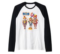 Clowns de Cirque drôles et stupides Manche Raglan