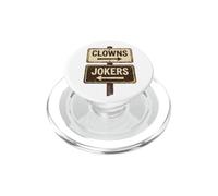 Clowns to The Left Jokers to The Right Multicolore PopSockets PopGrip pour MagSafe