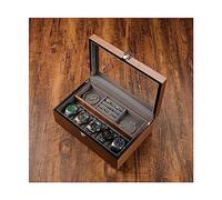 CLoxks Boîte à Montres Bijoux en Noyer de Haute qualité, boîte de Rangement intégrée pour Montre Organisateur de Montre de Grande capacité Boîte de Tri de Bijoux (à l'exclusion des Accessoires)
