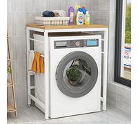 CLoxks Meuble de Toilette, Meuble Dessus Machine A Laver, Étagère de Rangement sur la Sécheuse, pour Buanderie, Toilette, 70 * 60 * 95 Cm