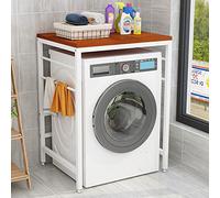 CLoxks Meuble de Toilette, Meuble Dessus Machine A Laver, Étagère de Rangement sur la Sécheuse, pour Buanderie, Toilette, 70 * 60 * 95 Cm