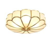 CLoxks Plafonnier Tout cuivre plafonnier Chambre Lampe Salon Lampe Simple Forme de Fleur Soudure cuivre Lampe Pur cuivre plafonnier Lampe Plafond (Size : 60cm)