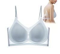 CLOXKS Ultra-Thin Ice Silk Lifting Bra, Soutien-Gorge sans Couture Ultra-Fin en Soie Glacée, Soutien-Gorge de Sport en Soie Fine pour Femmes avec Coussin Amovible pour Respirant