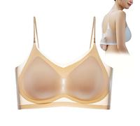 CLoxks Ultra-Thin Ice Silk Lifting Bra, Soutien-Gorge sans Couture Ultra-Fin en Soie Glacée, Soutien-Gorge de Sport en Soie Fine pour Femmes avec Coussin Amovible pour Respirant