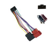 Cloxtralon Adaptateur de Autoradio, Câble d’Adaptateur à 16 broches vers Prise 8 broches, Câble d’Adaptateur ISO pour Voiture, Compatible avec Kenwood pour JVC