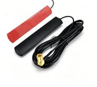 Cloxtralon Antenne Dab+ Voiture Universelle Amplifiée avec Câble 3 m, Antenne Autoradio Numérique pour Pare-Brise, Connecteur SMB