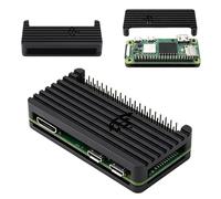 Cloxtralon Boîtier pour Raspberry Pi Zero 2 W avec refroidissement passif en aluminium, dissipateur thermique et en-tête GPIO à 20 broches, compatible avec Raspberry Pi Zero et Pi Zero 2W